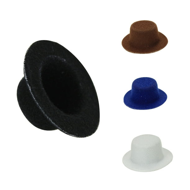1/6 1/12 Miniature Gentleman Hat Dollhouse Accessories Pretend Play Toy Clever